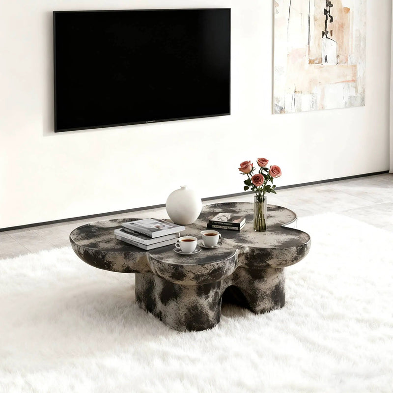 Butterfly Design Style Coffee Table – Imitation by HouseOfZazla