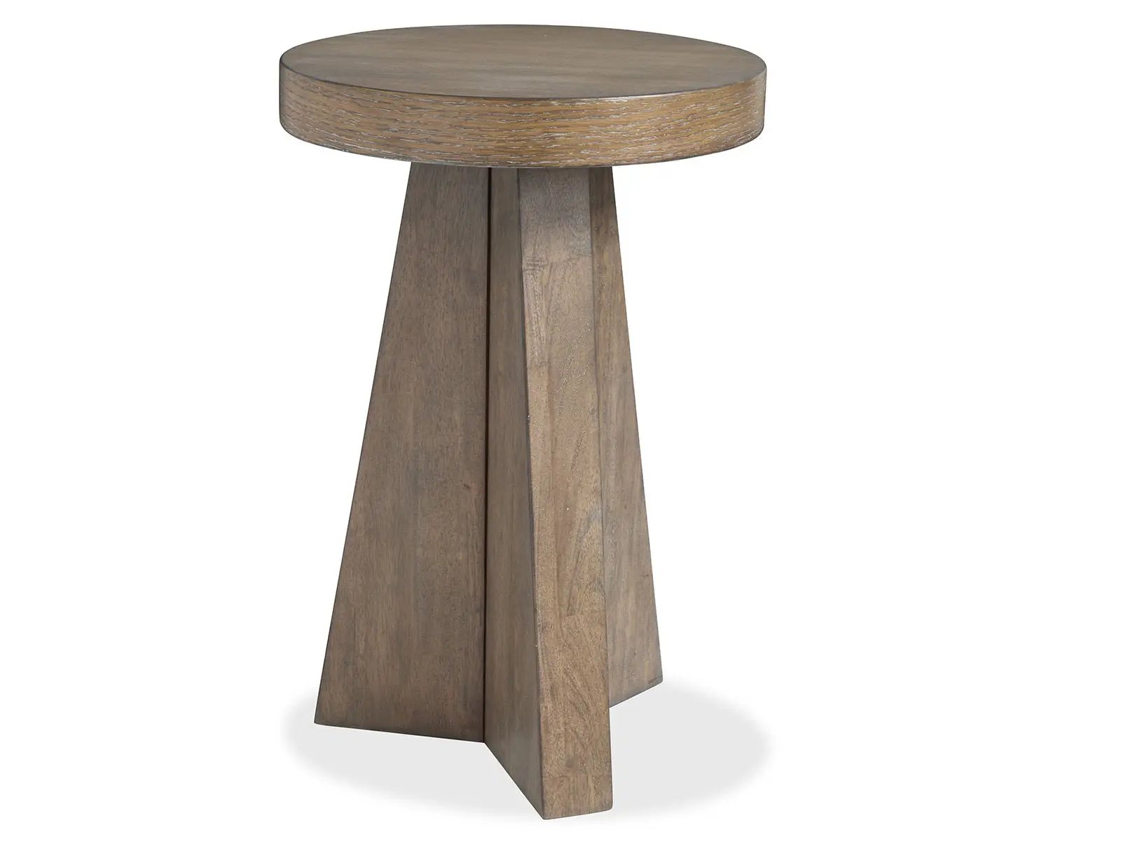 Lansbury - Round Accent End Table - Antique Wheat by Unique Piece Furniture