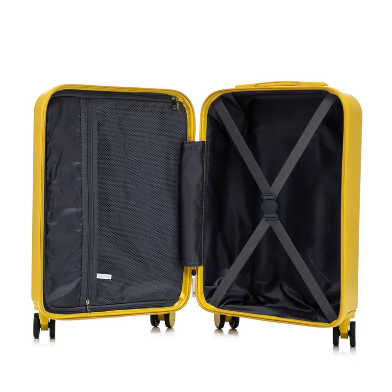 14'/20' 2-Piece ABS Spinner Wheel Luggage Set with Combination Lock by HouseOfZazla