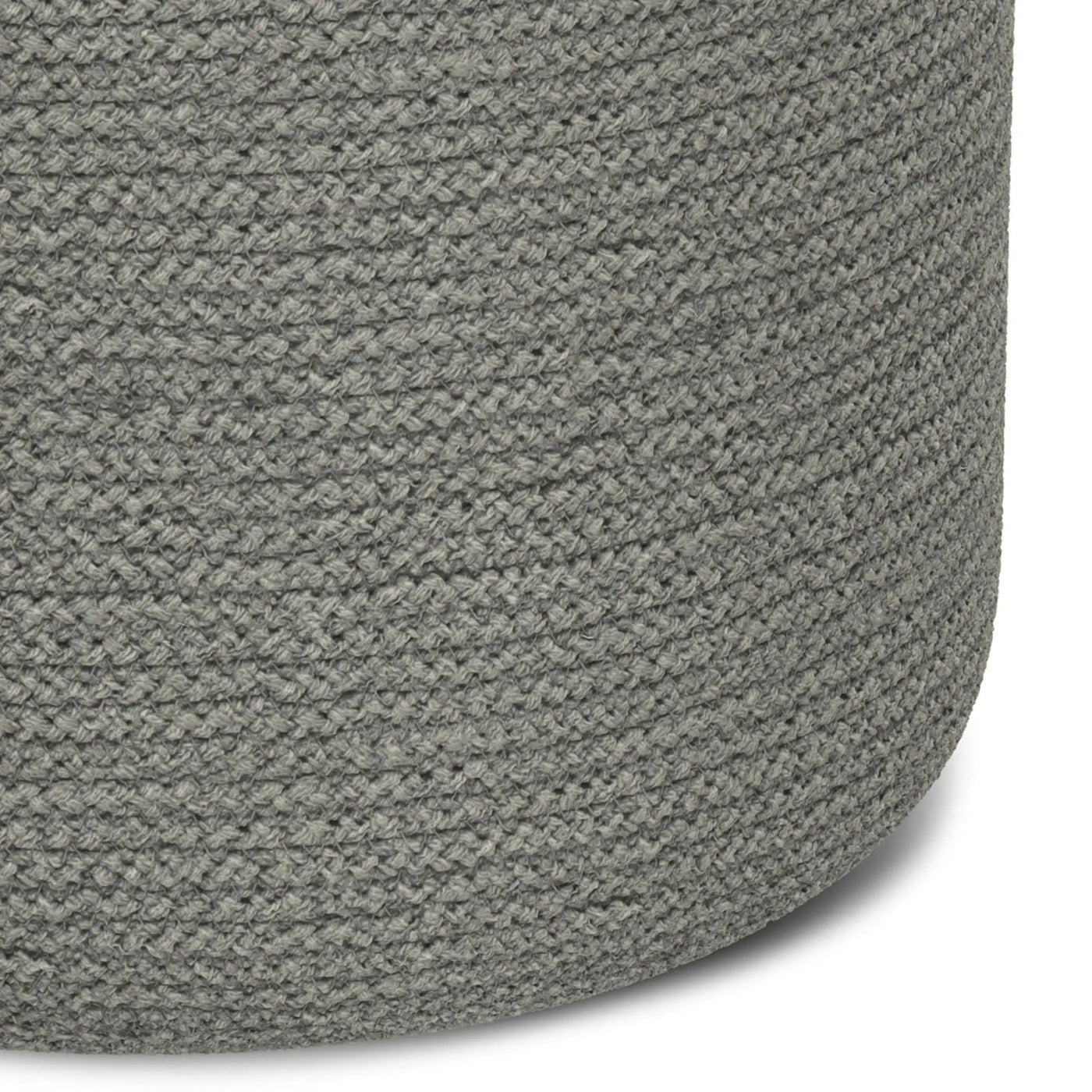 Serena - Handcrafted Round Braided Pouf by Unique Piece Furniture