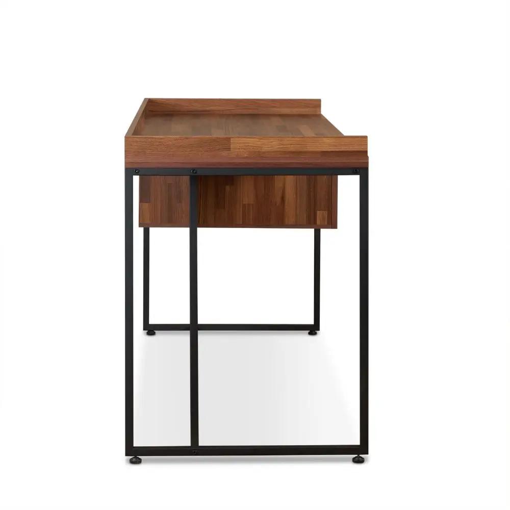 Sara - Writing Desk - Walnut & Sandy Black by Unique Piece Furniture