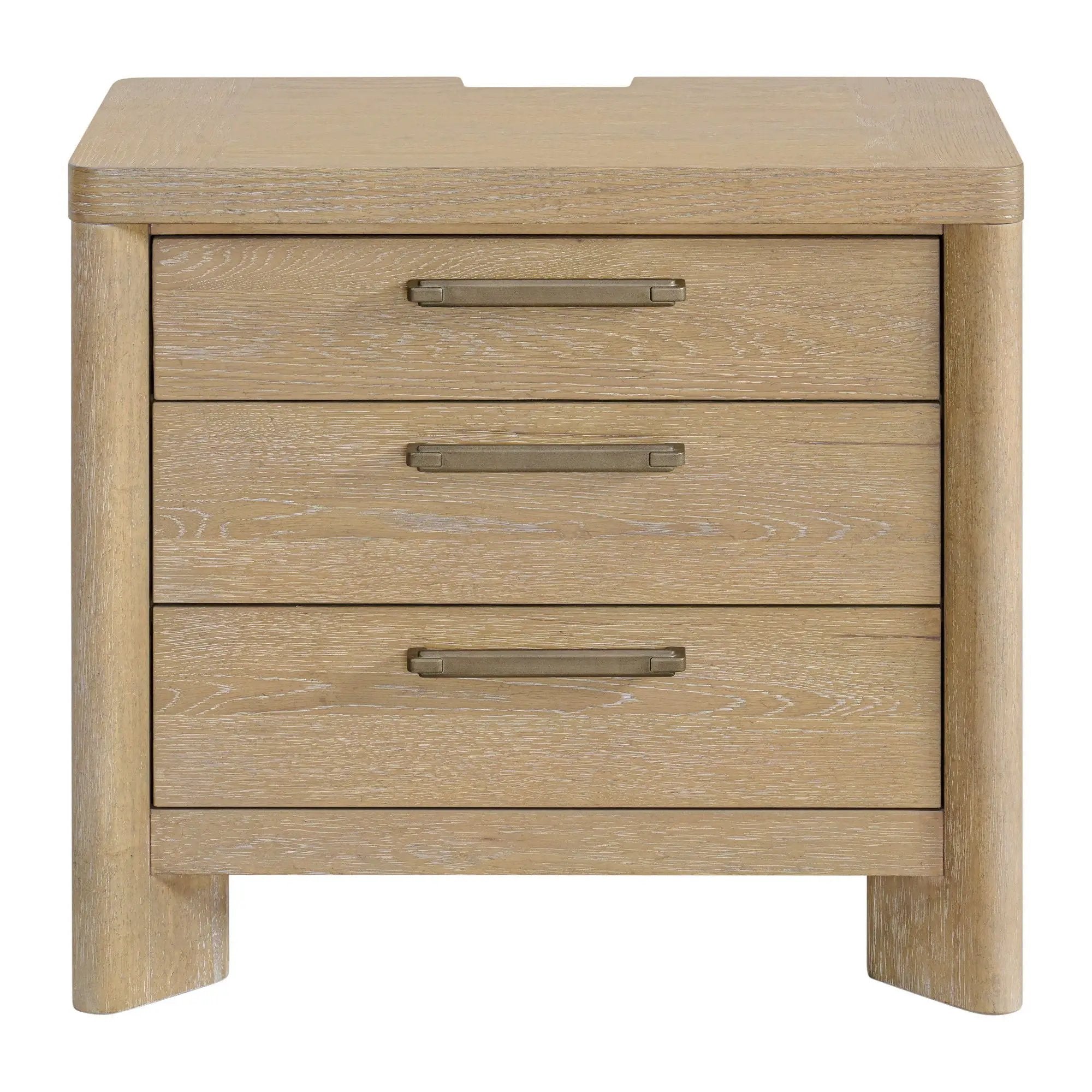 3 Drawer Nightstand - Tan by Unique Piece Furniture