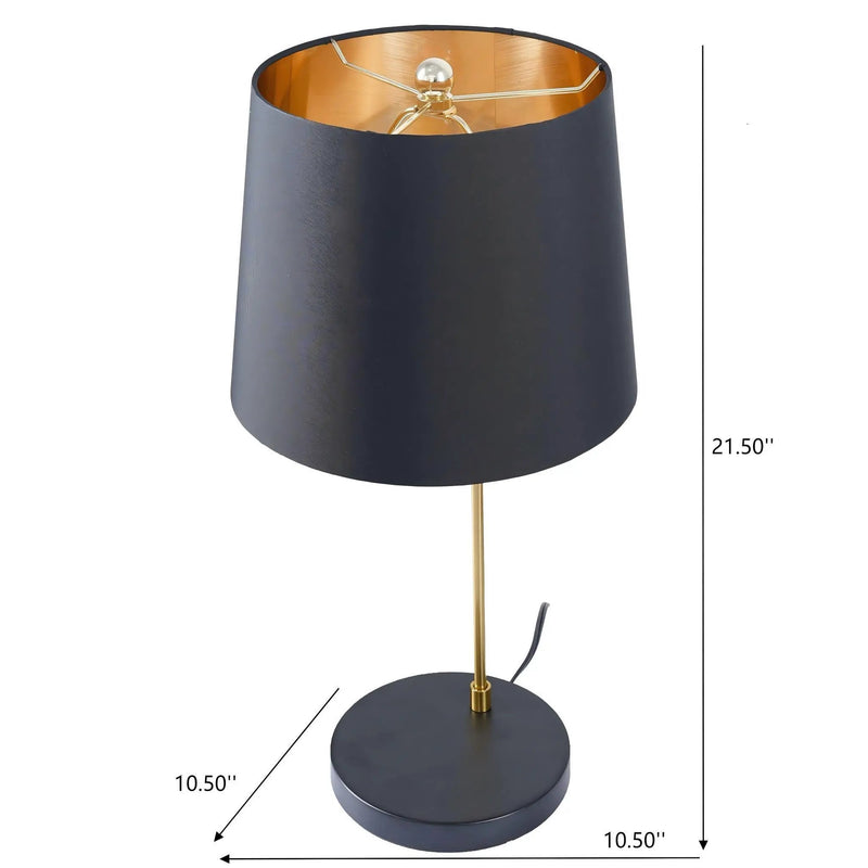 Desk Lamp For Bedside And Table Use - Black by HouseOfZazla