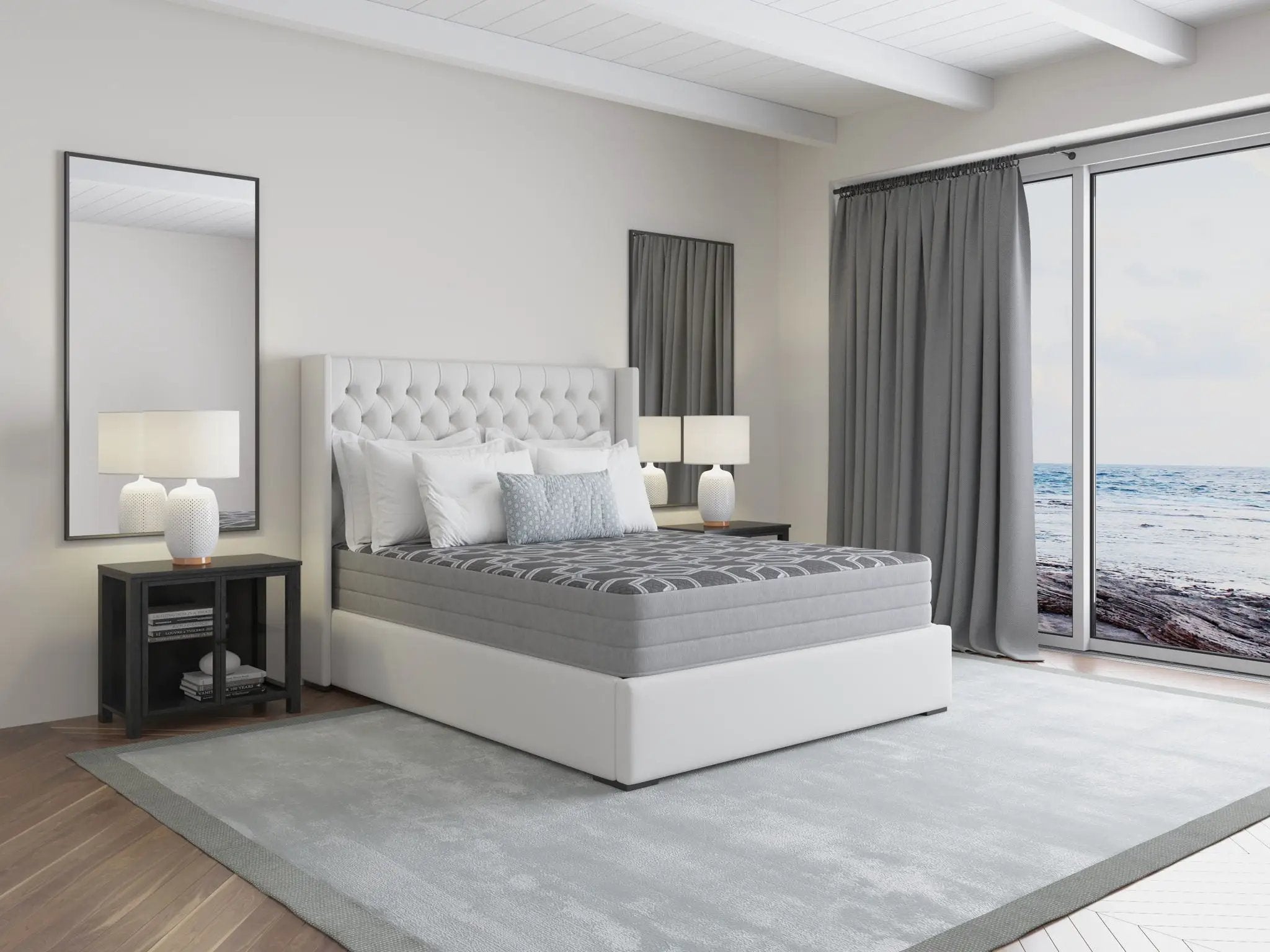 10" Smooth Top Foam, Lux Firm Mattress by HouseOfZazla