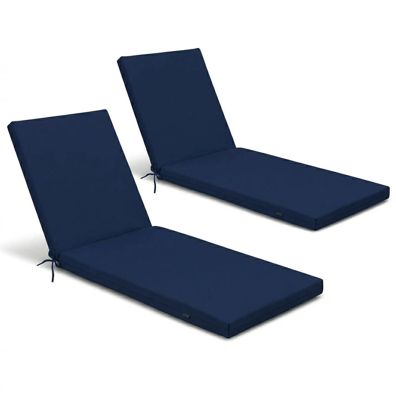 2PCS Set Outdoor Lounge Chair Cushion Replacement by HouseOfZazla