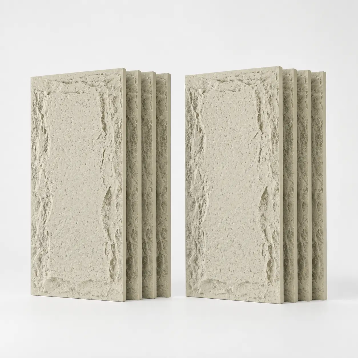 3D Faux Stone Wall Panels - 8 PCS PU Wainscoting Panel, photo 6 of 10