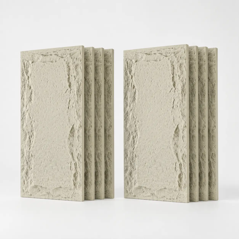 3D Faux Stone Wall Panels - 8 PCS PU Wainscoting Panel, photo 6 of 10