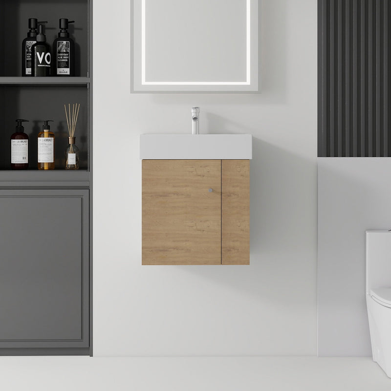 21.6 Inch Floating Bathroom Vanity with Sink by HouseOfZazla