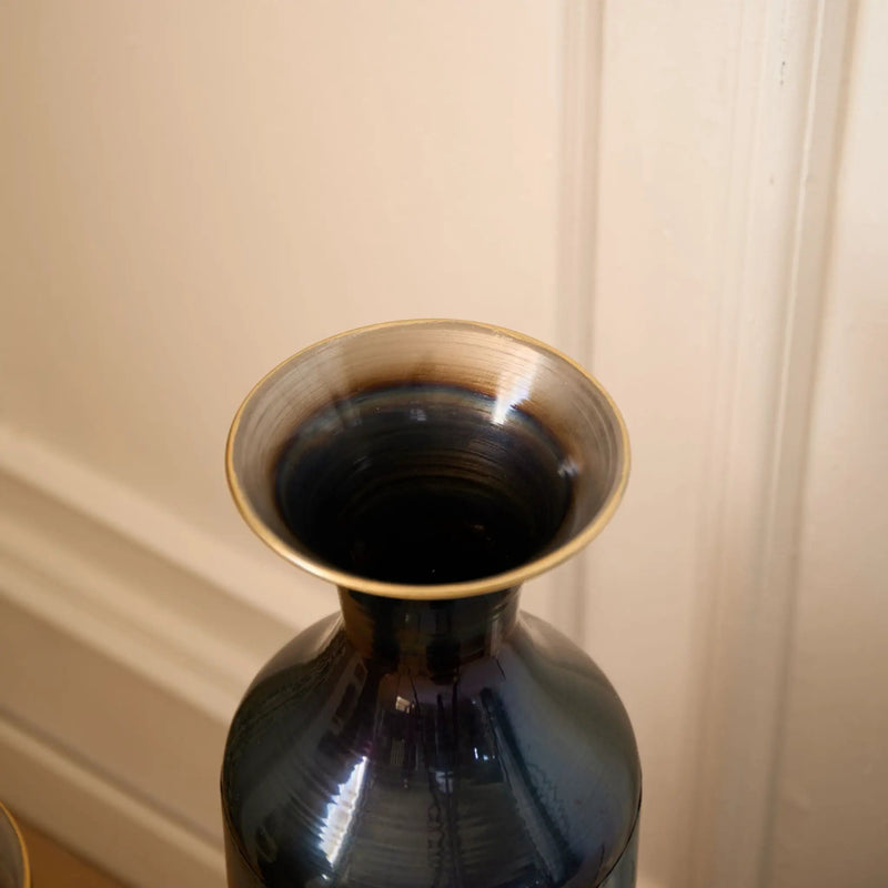 Modern Droplet Shaped Floor Vase Set, 3 Piece Home Decor by HouseOfZazla