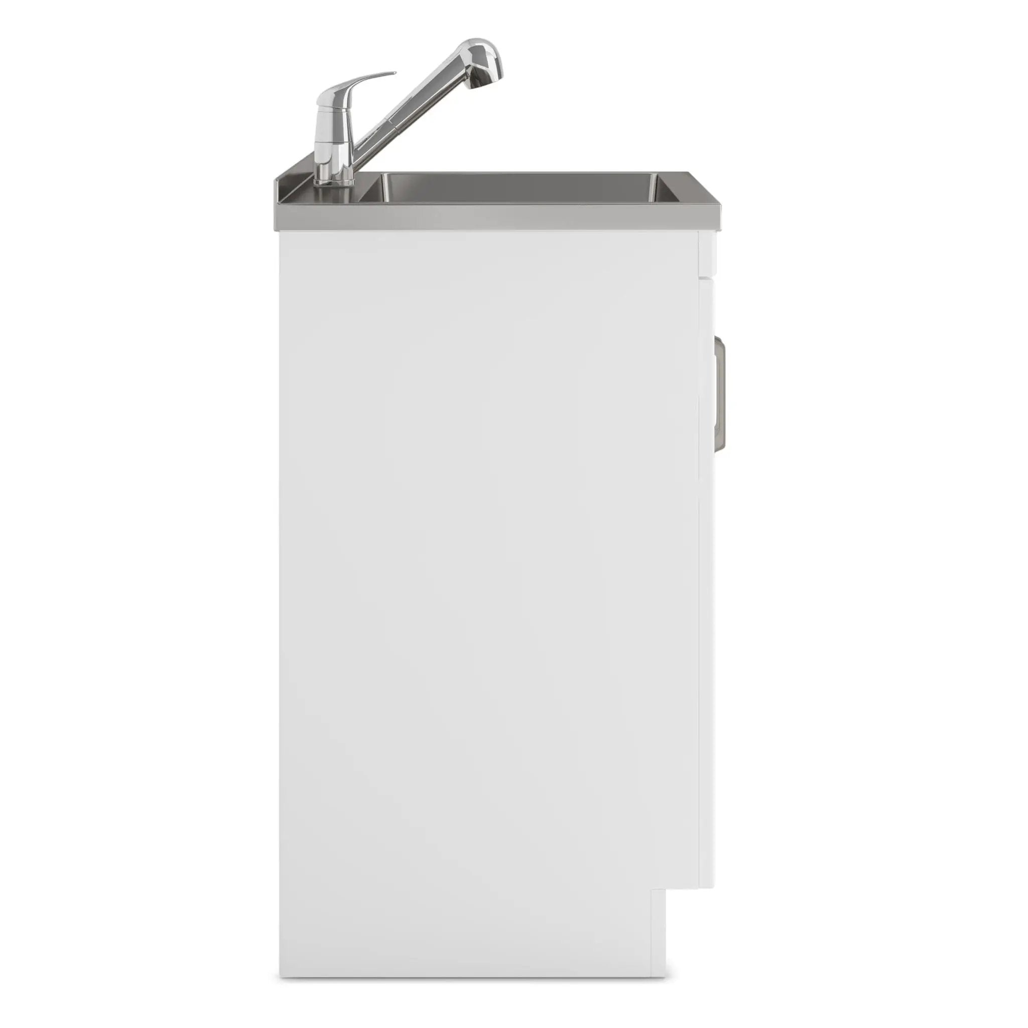 Kyle - Laundry Cabinet & Faucet And Stainless Steel Sink by HouseOfZazla