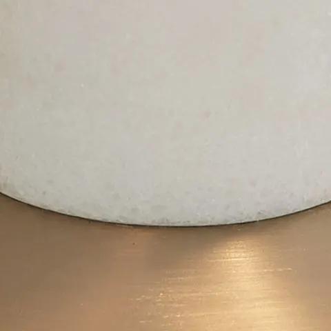 Rowleigh - Marble Desk Lamp - Gold Finish / White by Unique Piece Furniture