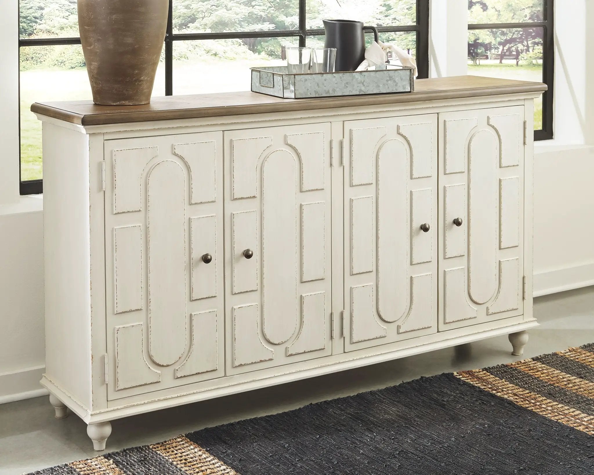 Roranville - Accent Cabinet - Antique White by Unique Piece Furniture