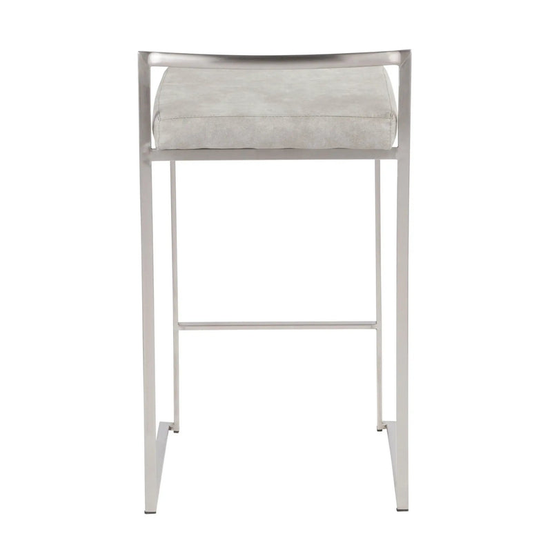 Fuji - Elegant Design Contemporary Stackable Counter Stool by HouseOfZazla