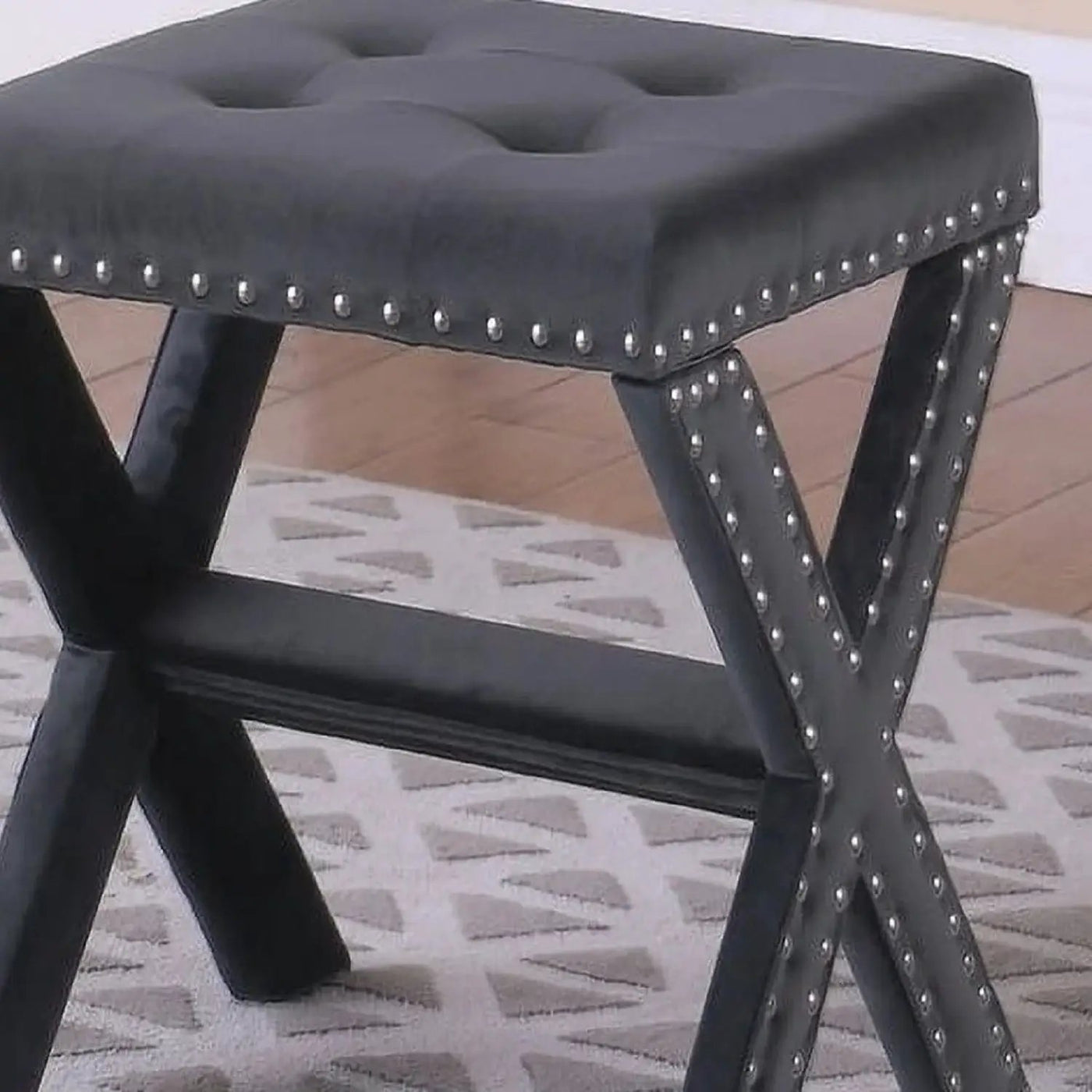 Upholstered Accent Bench With Nailhead Trim by Unique Piece Furniture