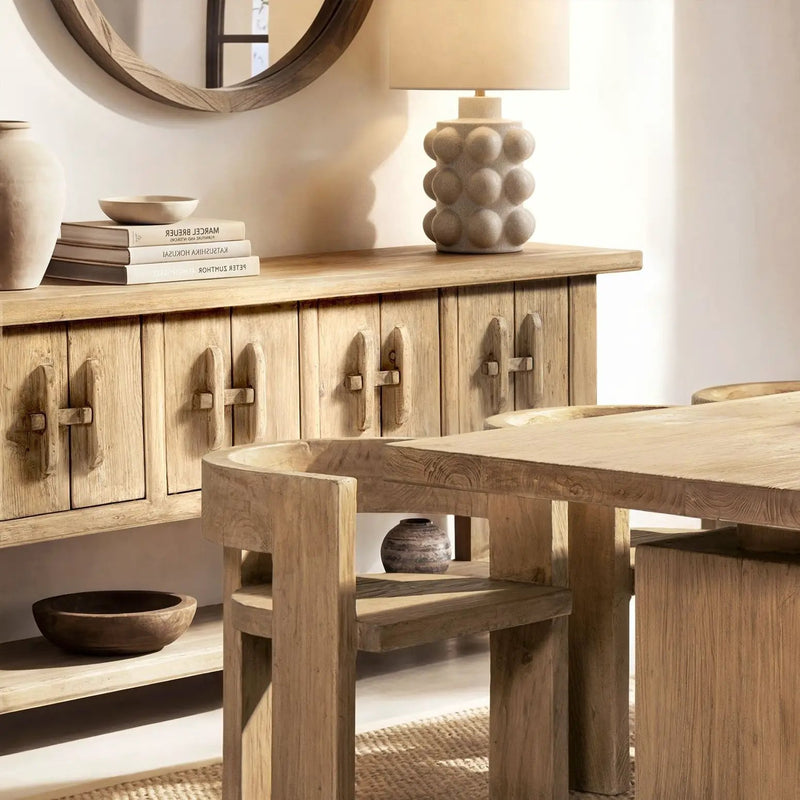 Rowan - Sideboard With Lower Shelf - Natural by HouseOfZazla