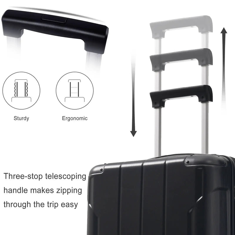 Lightweight Durable ABS Hardshell Luggage by HouseOfZazla