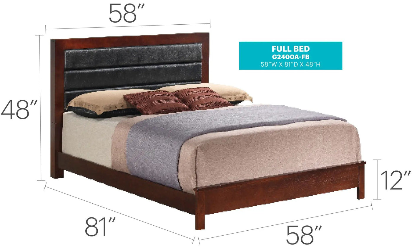 Transitional Modern Design Bed by HouseOfZazla