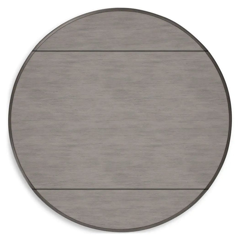 Shullden - Round Drm Drop Leaf Table - Gray by Unique Piece Furniture