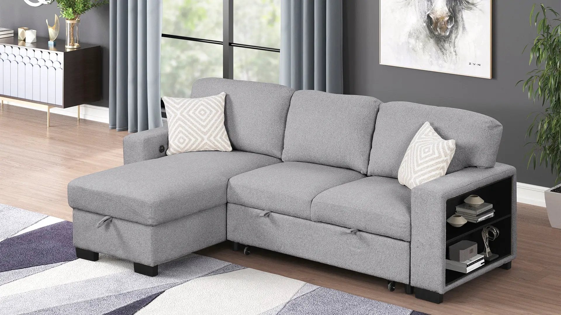 Pinto Modern Style Sectional Sofa by HouseOfZazla