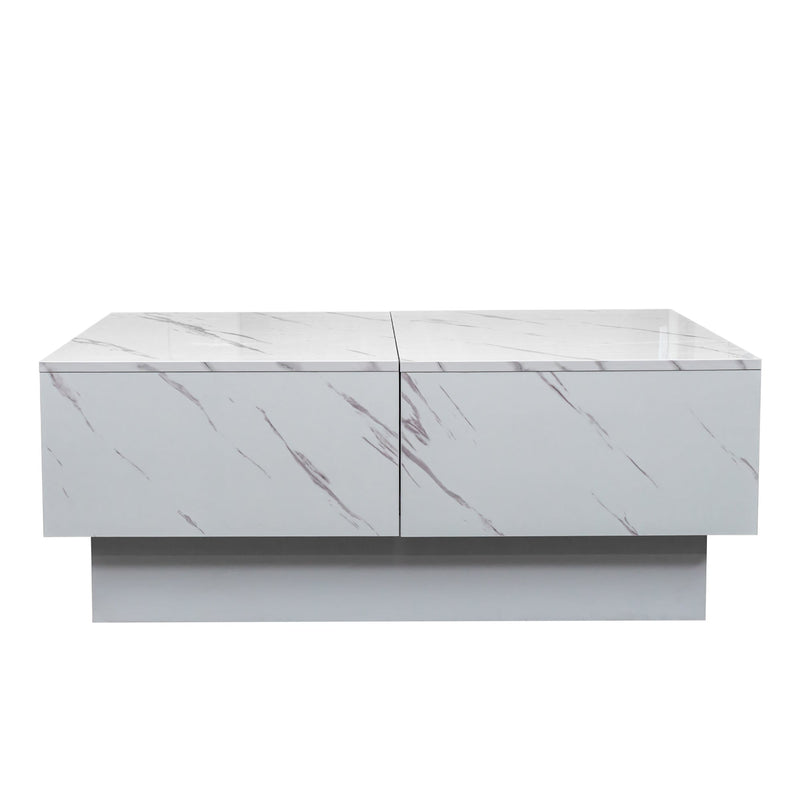 Coffee Table with Sliding Tabletop and Hidden Storage by HouseOfZazla