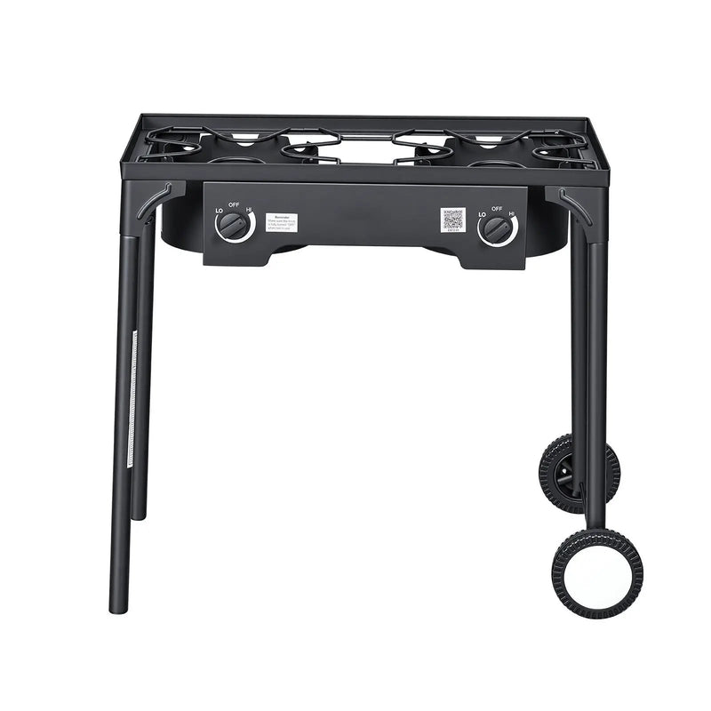 2 Burner Outdoor Propane Gas Stove, 150,000 BTU by HouseOfZazla