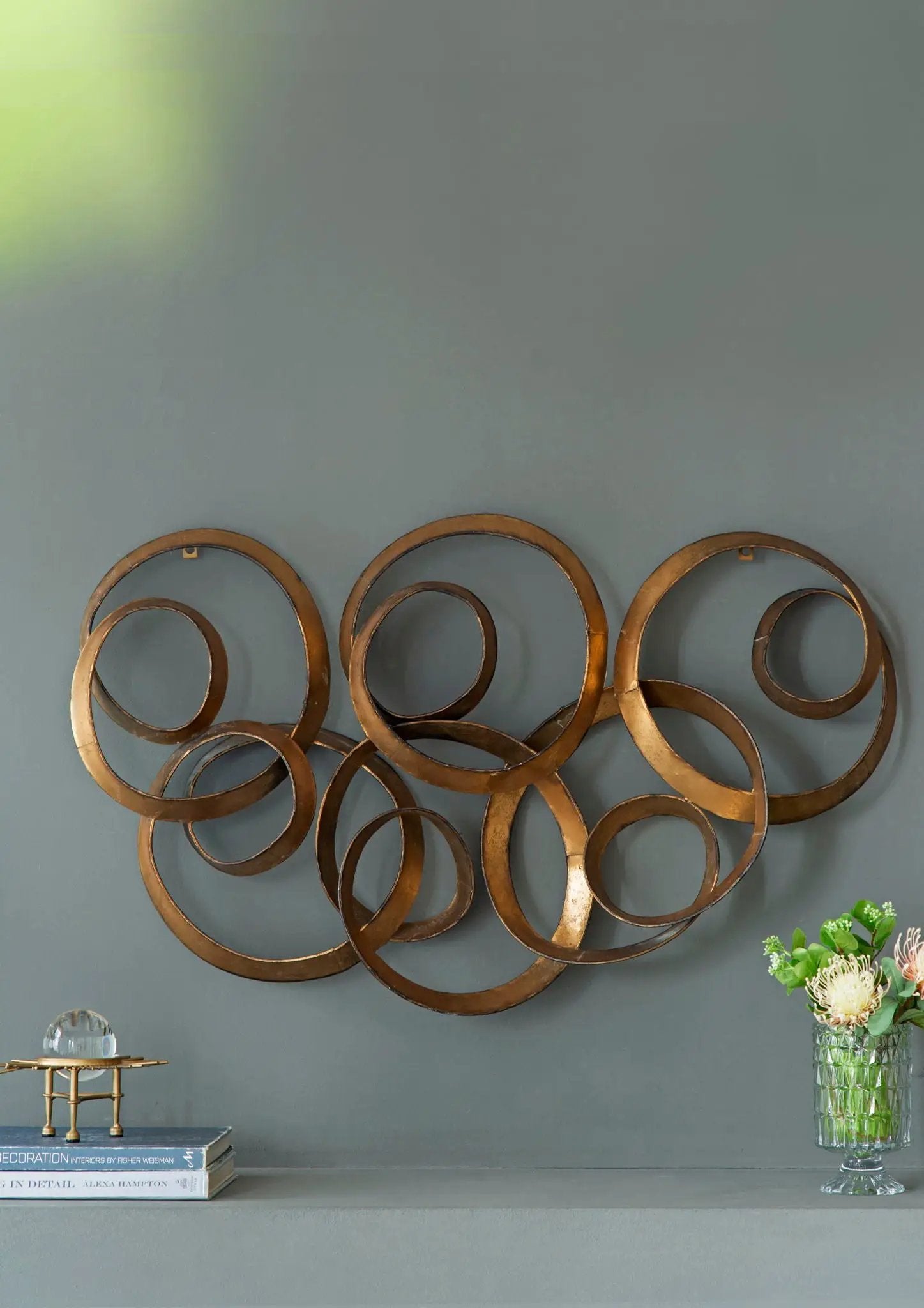 SerethaLeaf Wall Decor - Gold by Unique Piece Furniture