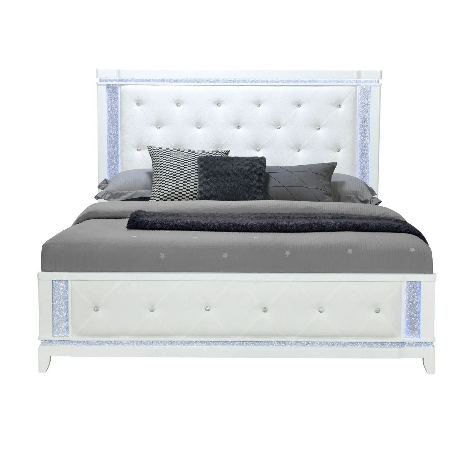 Adalid - Contemporary Bed With LED Lights by Unique Piece Furniture