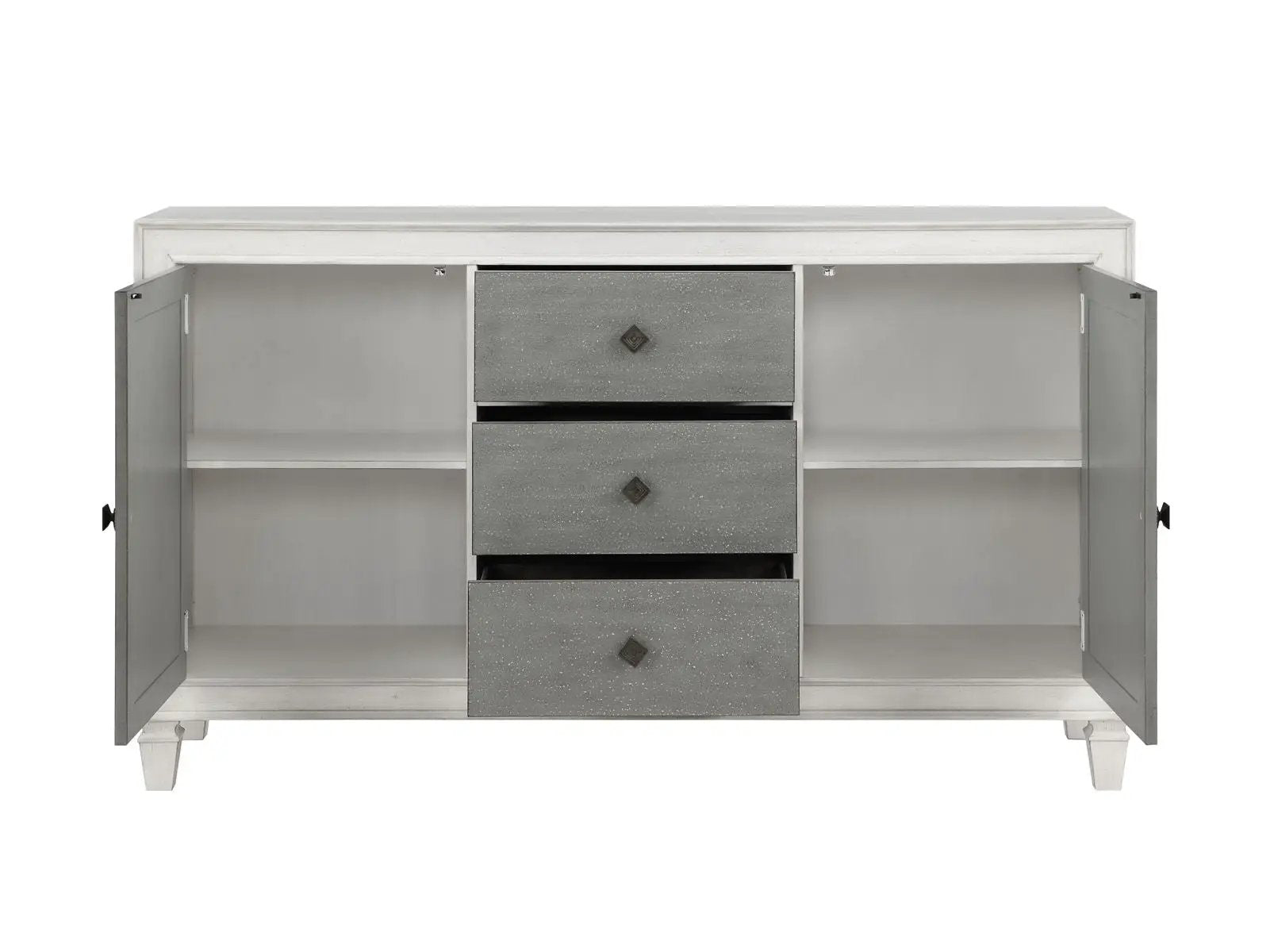 Katia - Server - Gray / White by Unique Piece Furniture
