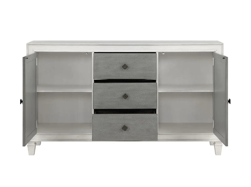 Katia - Server - Gray / White by Unique Piece Furniture