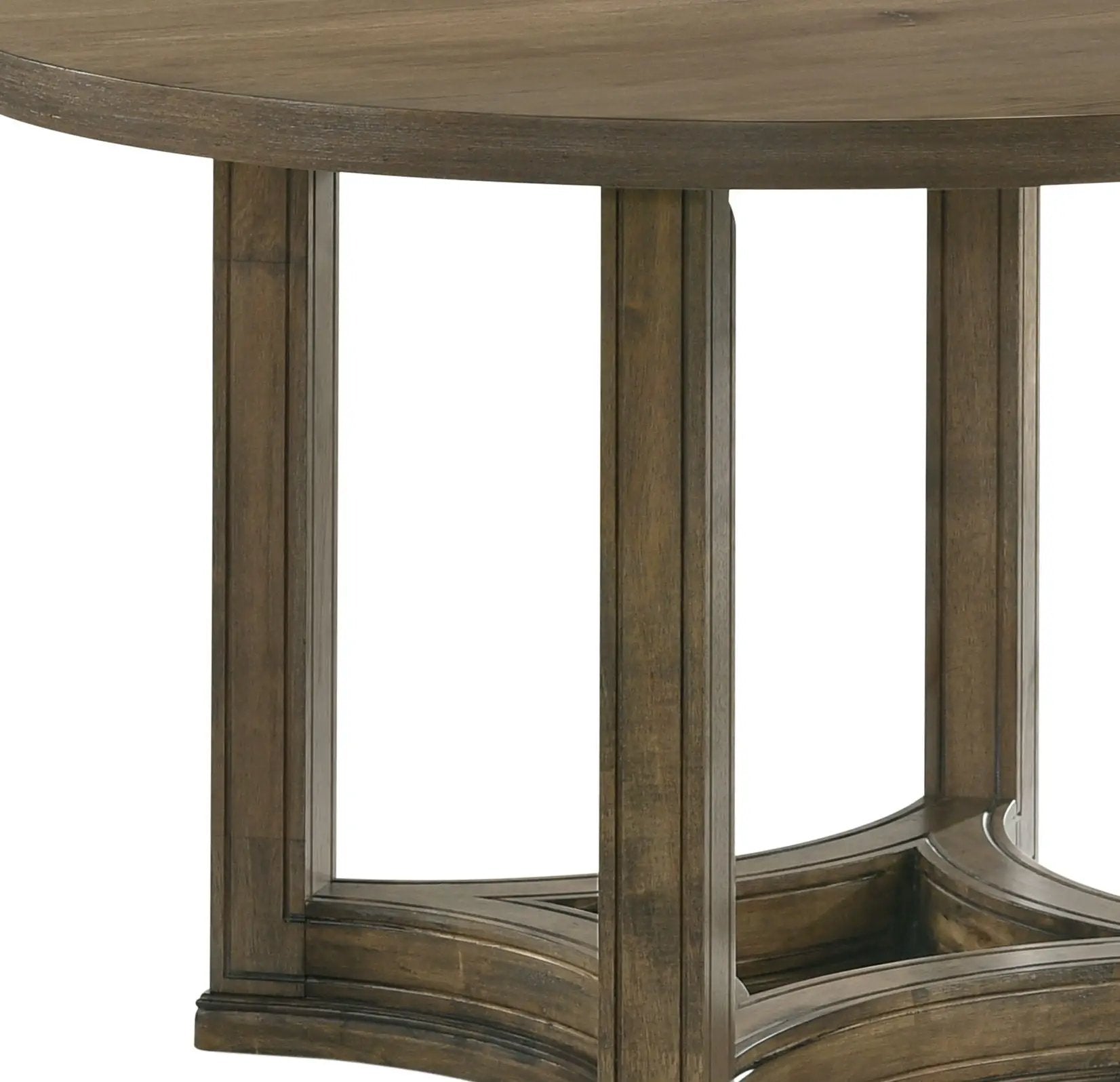 Parfield - Weathered Round Dining Table - Oak by Unique Piece Furniture