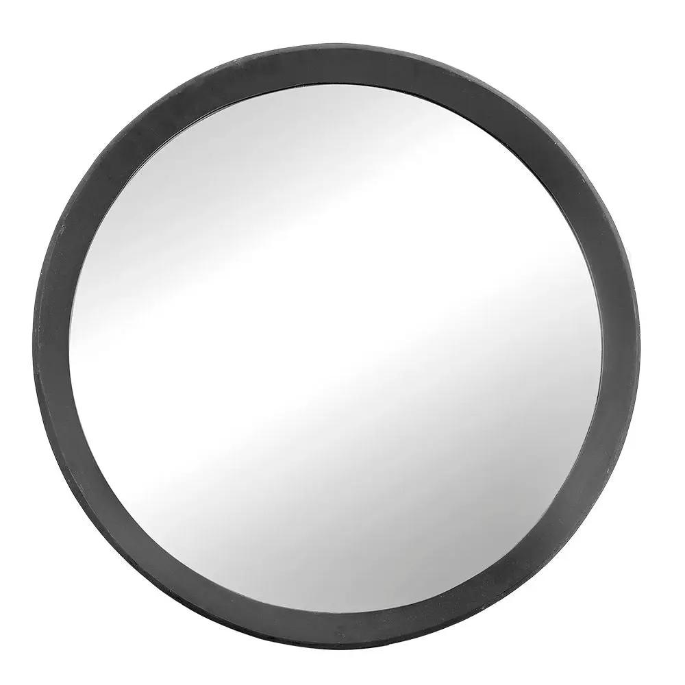 Transitional Decor Style Wall Mirror Decor With Frame For Bathroom by Unique Piece Furniture