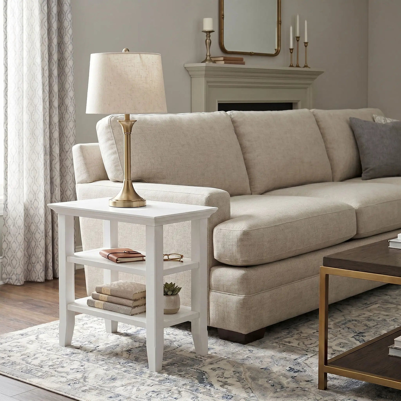 Acadian - Narrow Side Table, Handcrafted by Unique Piece Furniture