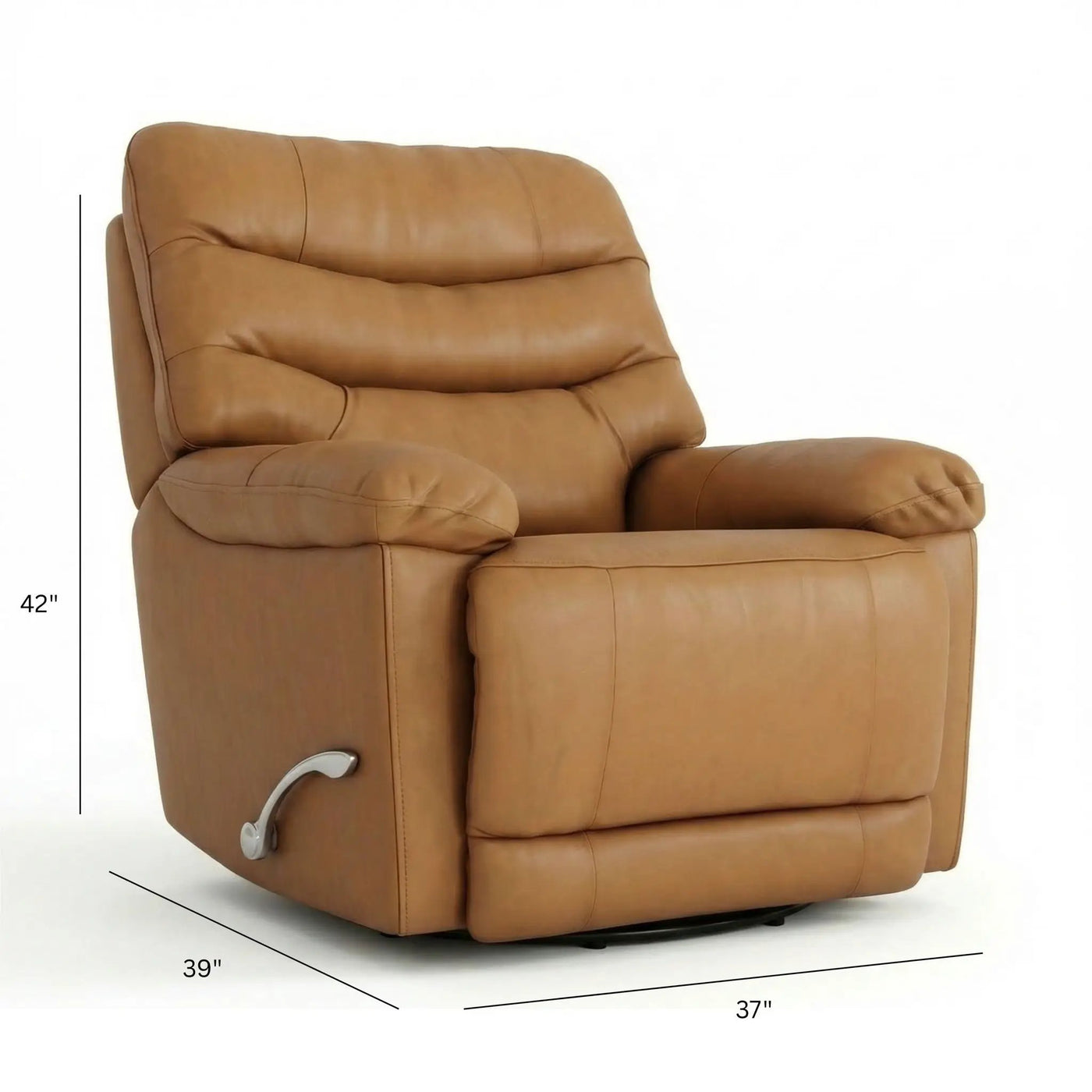 Oslo Antelope - Swivel Glider Recliner With Manual Footrest by Unique Piece Furniture