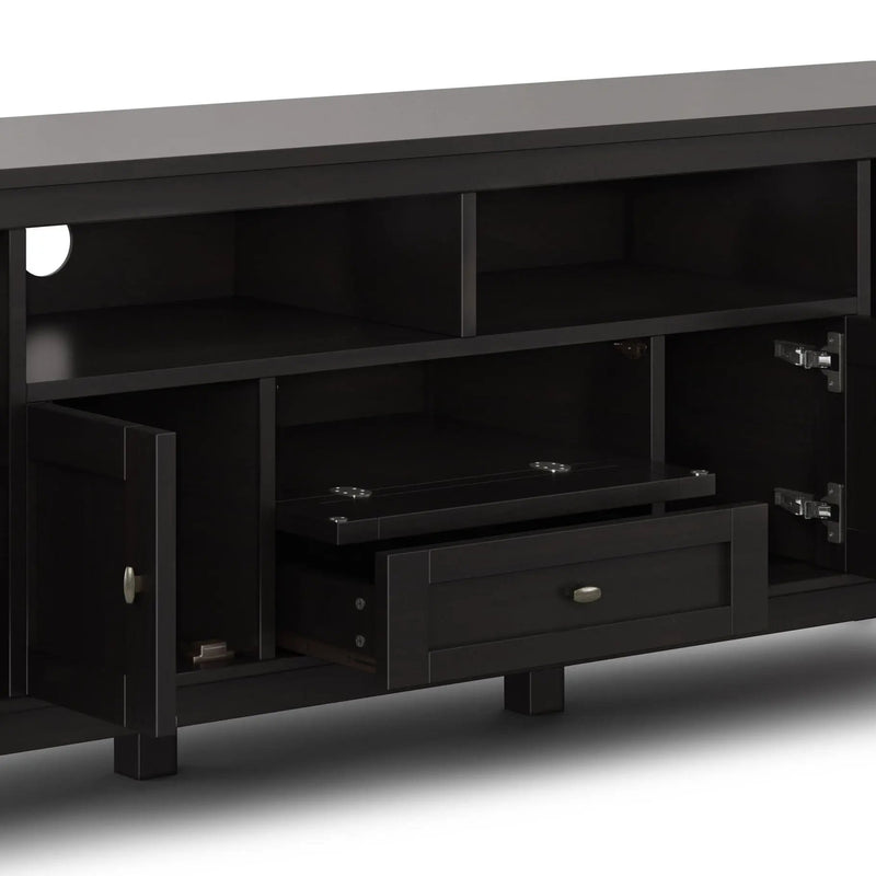 Warm Shaker - TV Media Stand - Hickory Brown by HouseOfZazla