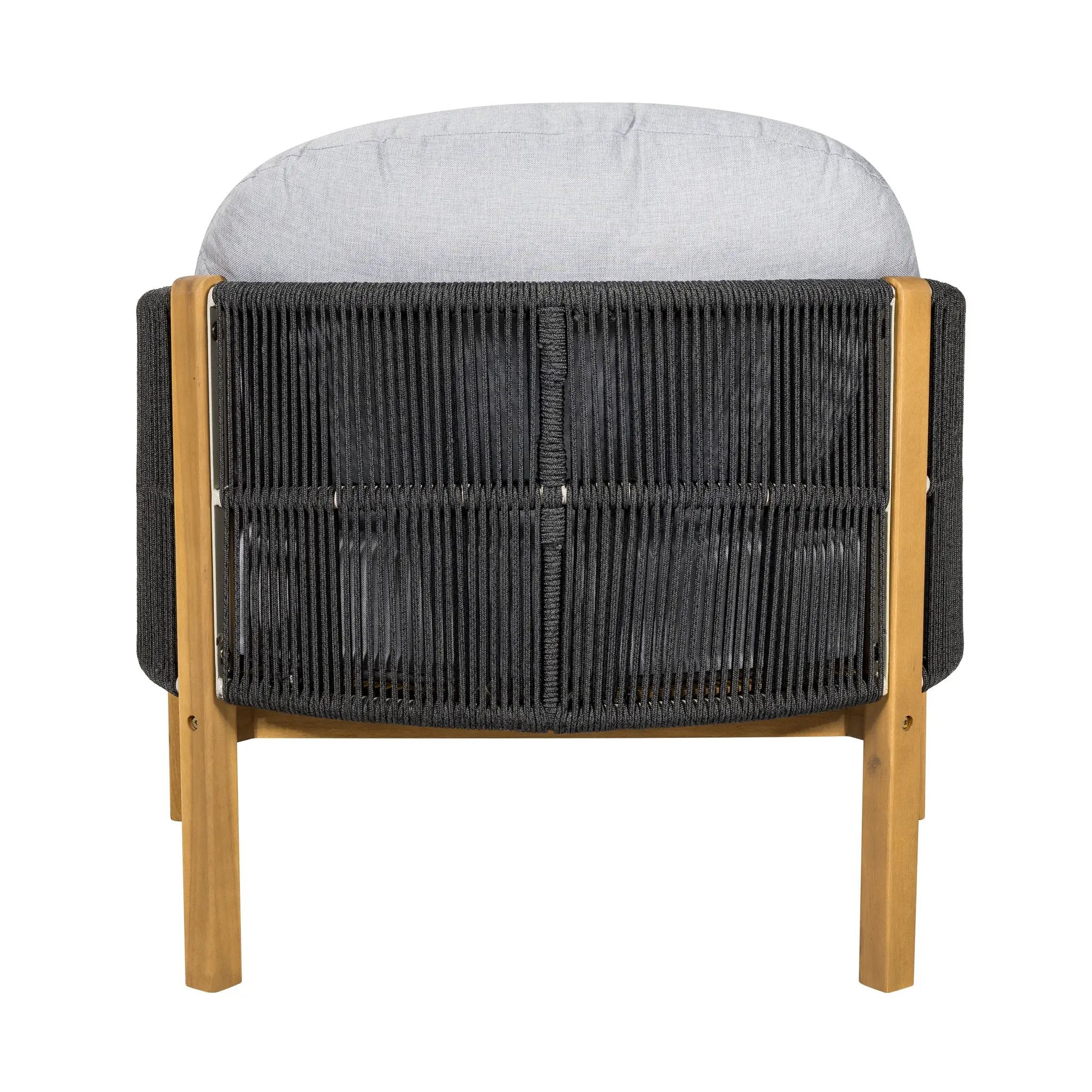 Grotta Outdoor Wood Club Chair by HouseOfZazla