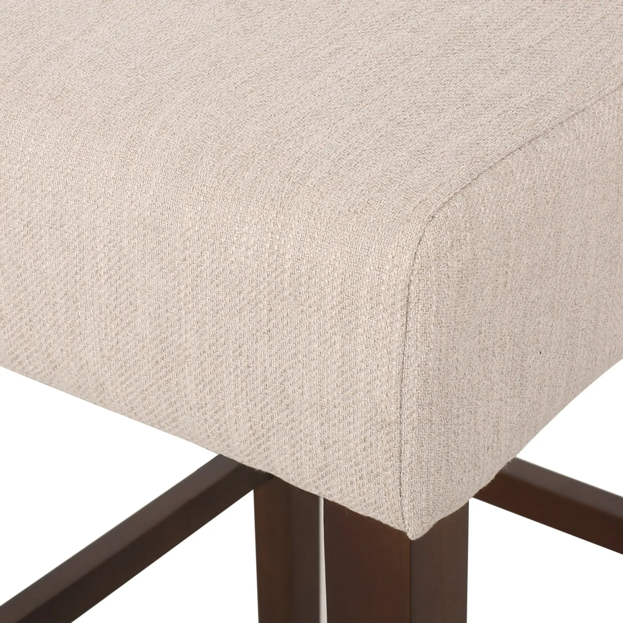 Solstara Upholstered Dining Barstool with Button Tufted and Wing Back by HouseOfZazla