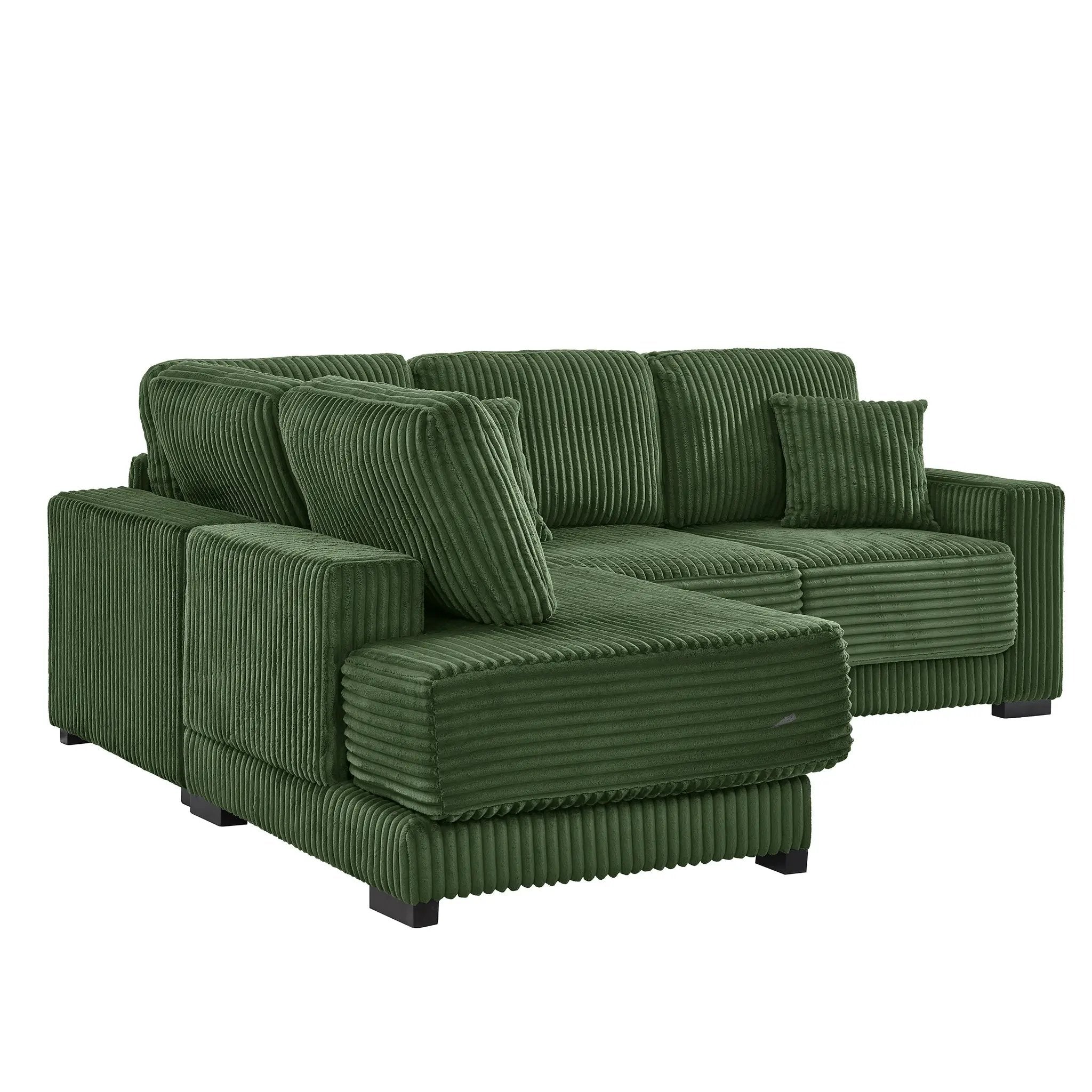 93" Sectional Sofa, L Shaped Sofa Couch by HouseOfZazla
