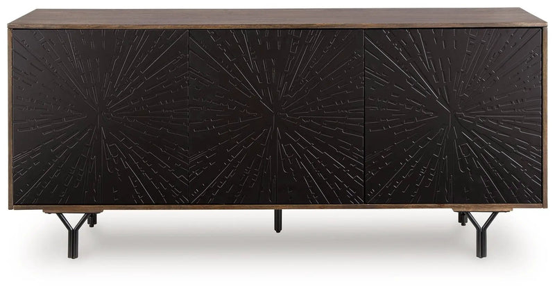 Lavinmont - Accent Cabinet - Multi Brown by Unique Piece Furniture