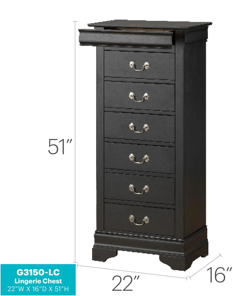 Traditional Style Lingerie Storage Chest by Unique Piece Furniture