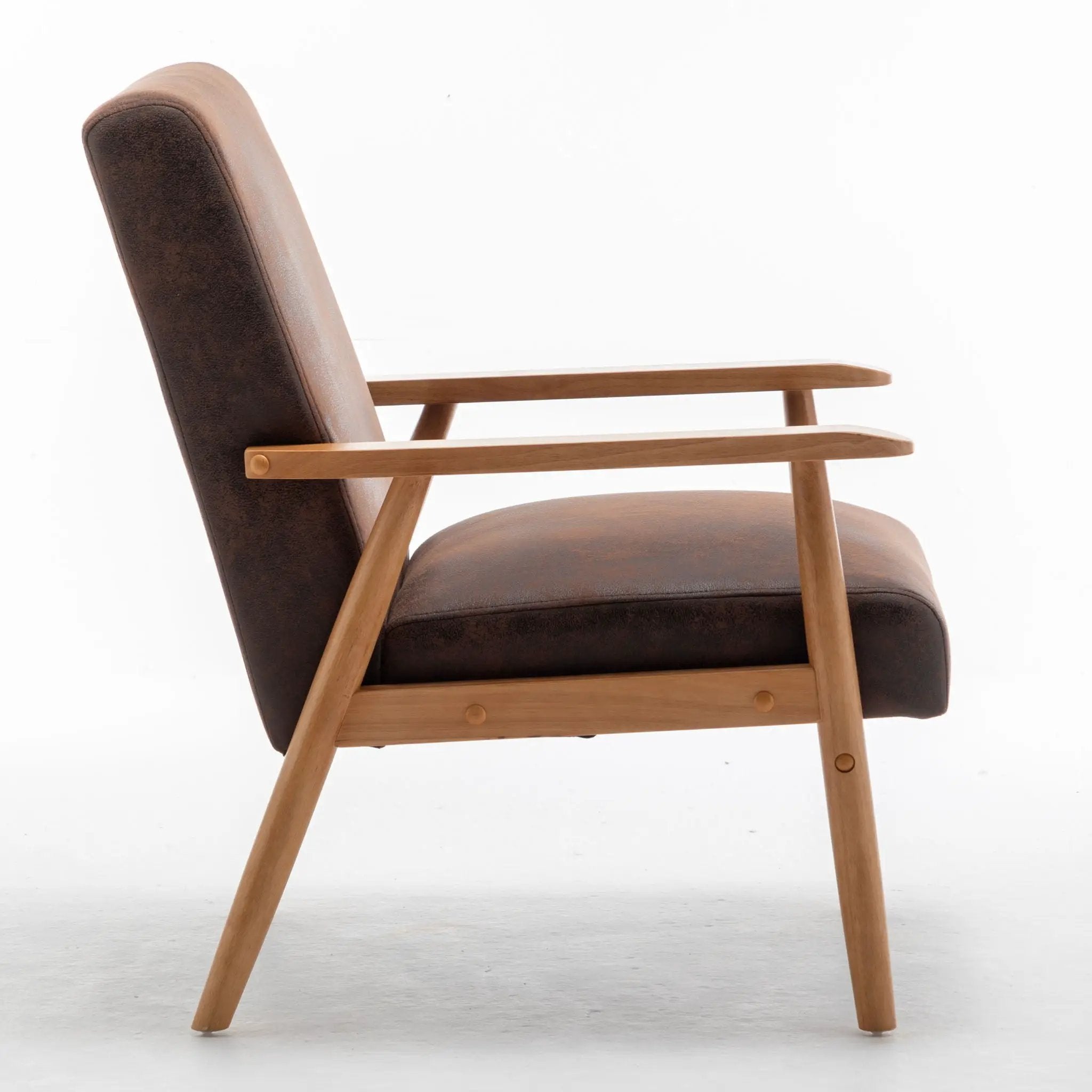Wide Arm Chair - Brown by HouseOfZazla