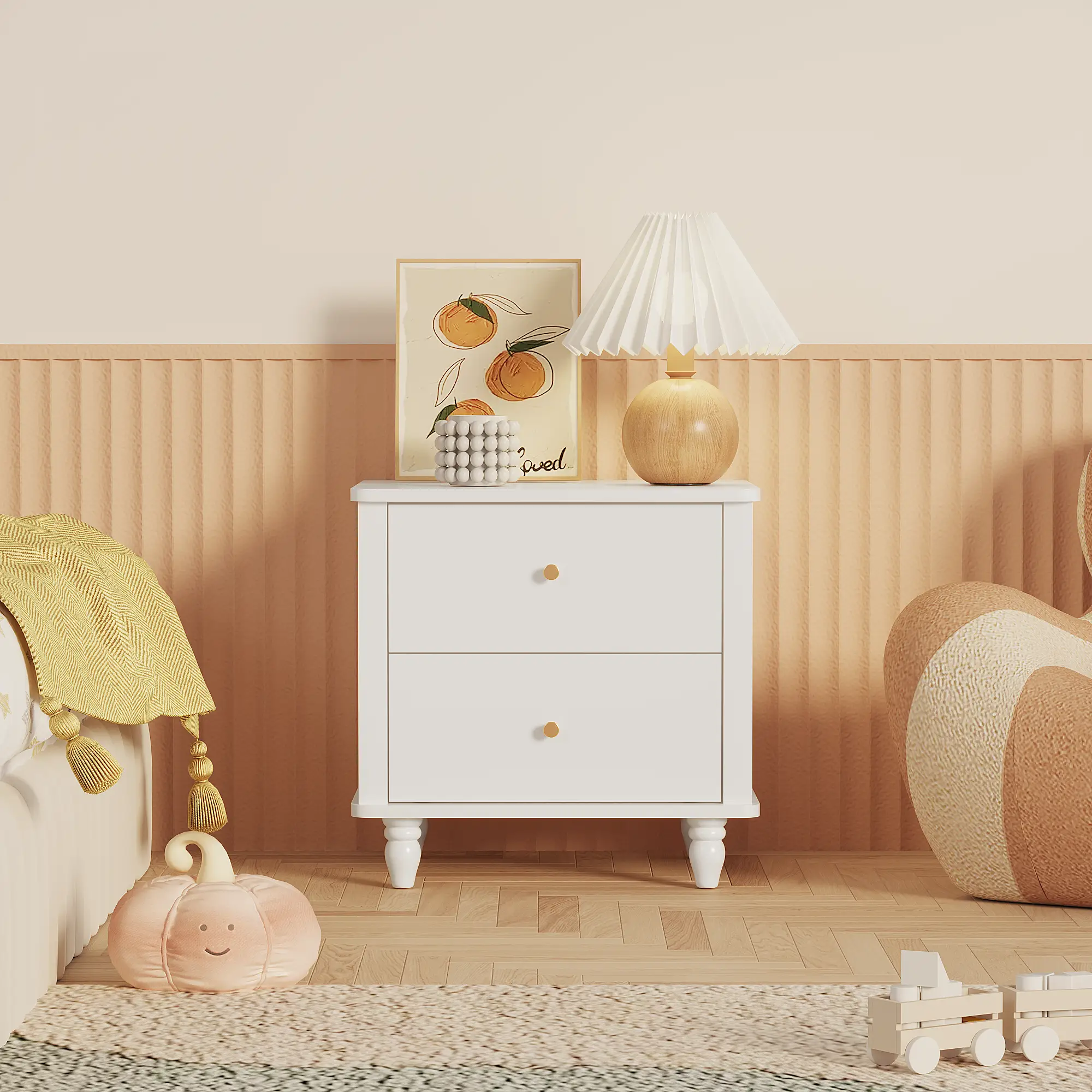 Modern 2-Drawer Nightstand by HouseOfZazla