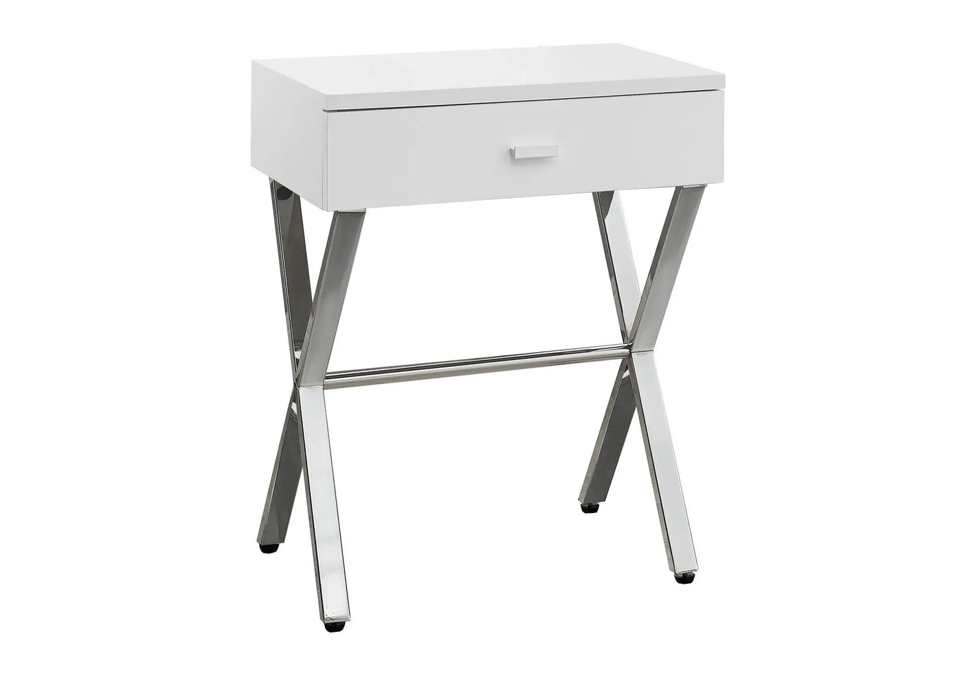 Accent Side X Table, Storage Drawer, Contemporary & Modern by Unique Piece Furniture