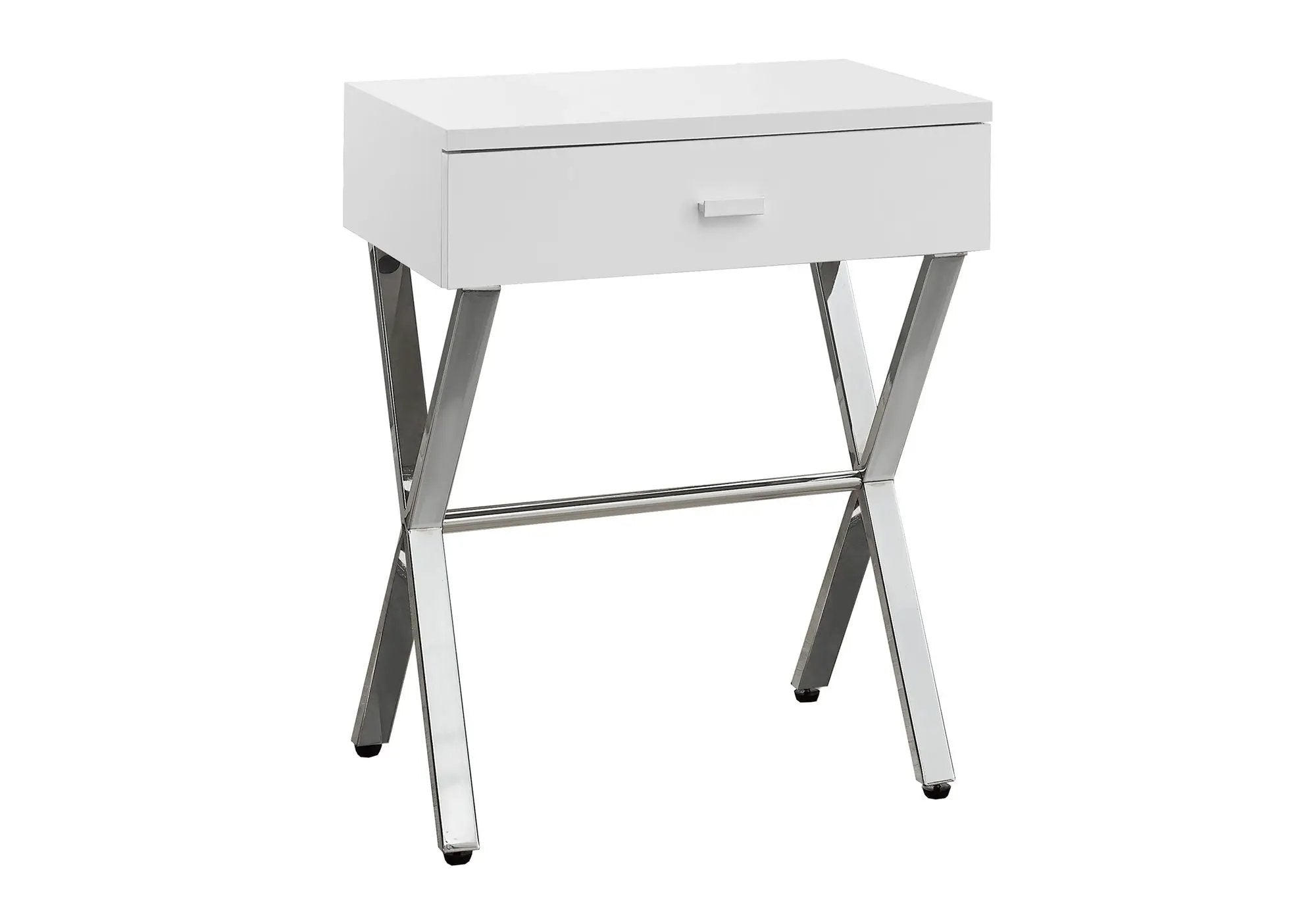 Accent Side X Table With Storage Drawer by HouseOfZazla