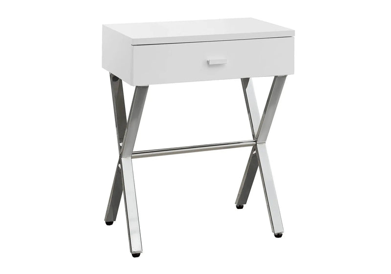 Accent Side X Table With Storage Drawer by HouseOfZazla