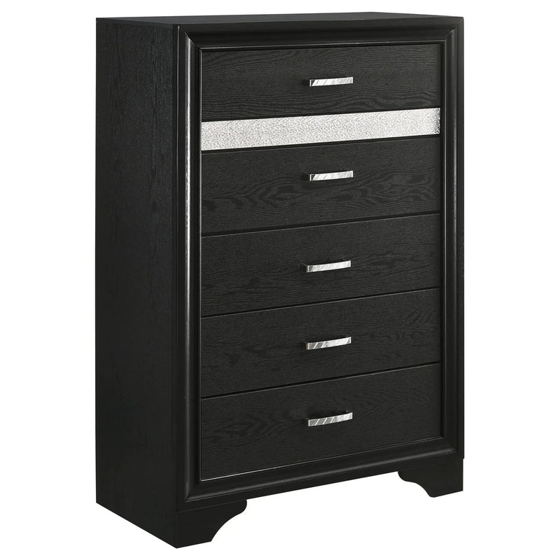 Miranda 6-drawer Bedroom Chest Black by Unique Piece Furniture