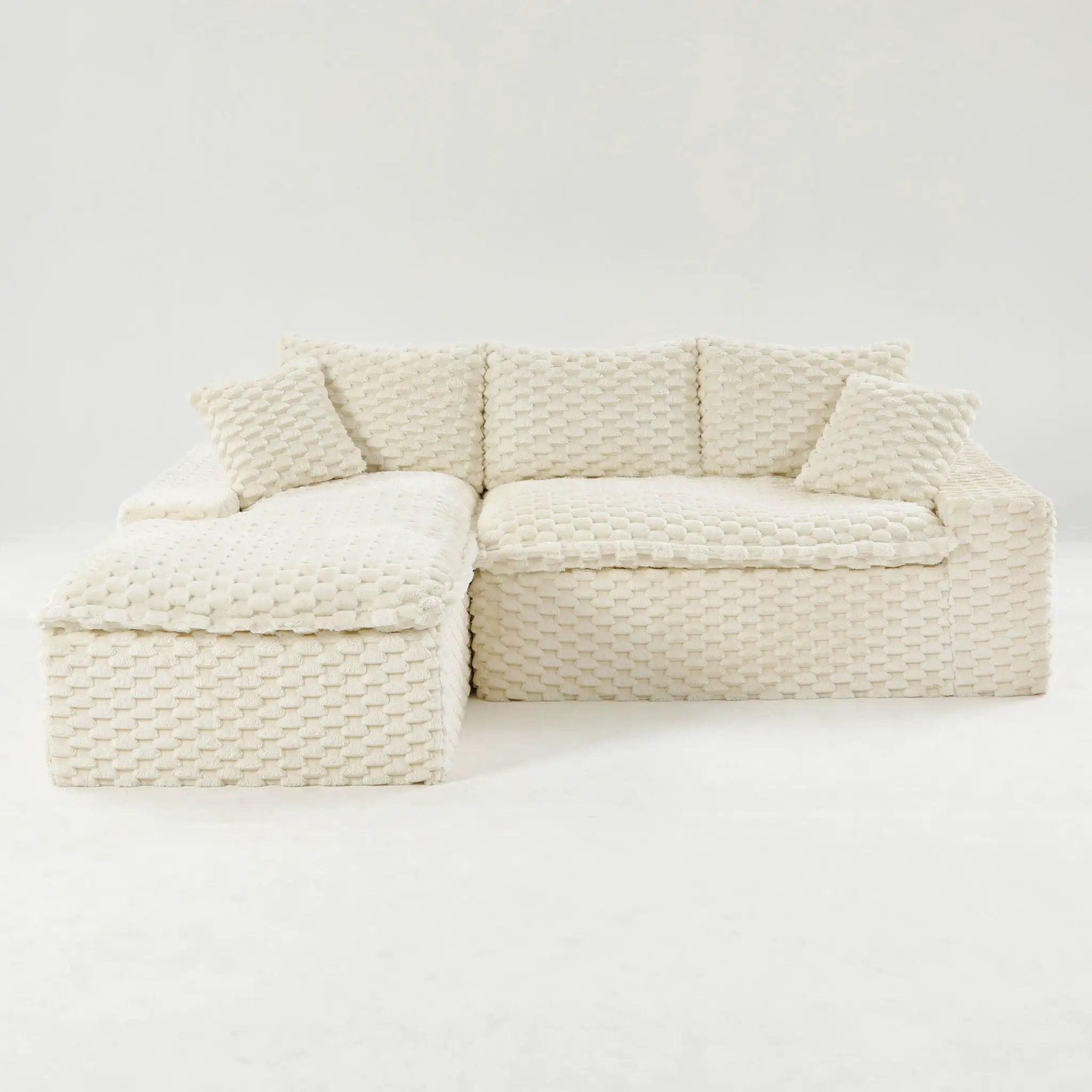 Modular Sofa, Convertible Twin Seat With Chaise Lounge by HouseOfZazla