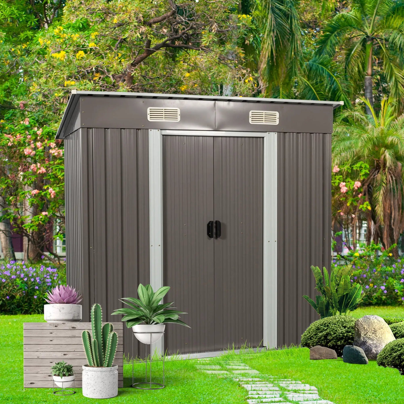 Outdoor Storage Shed by HouseOfZazla