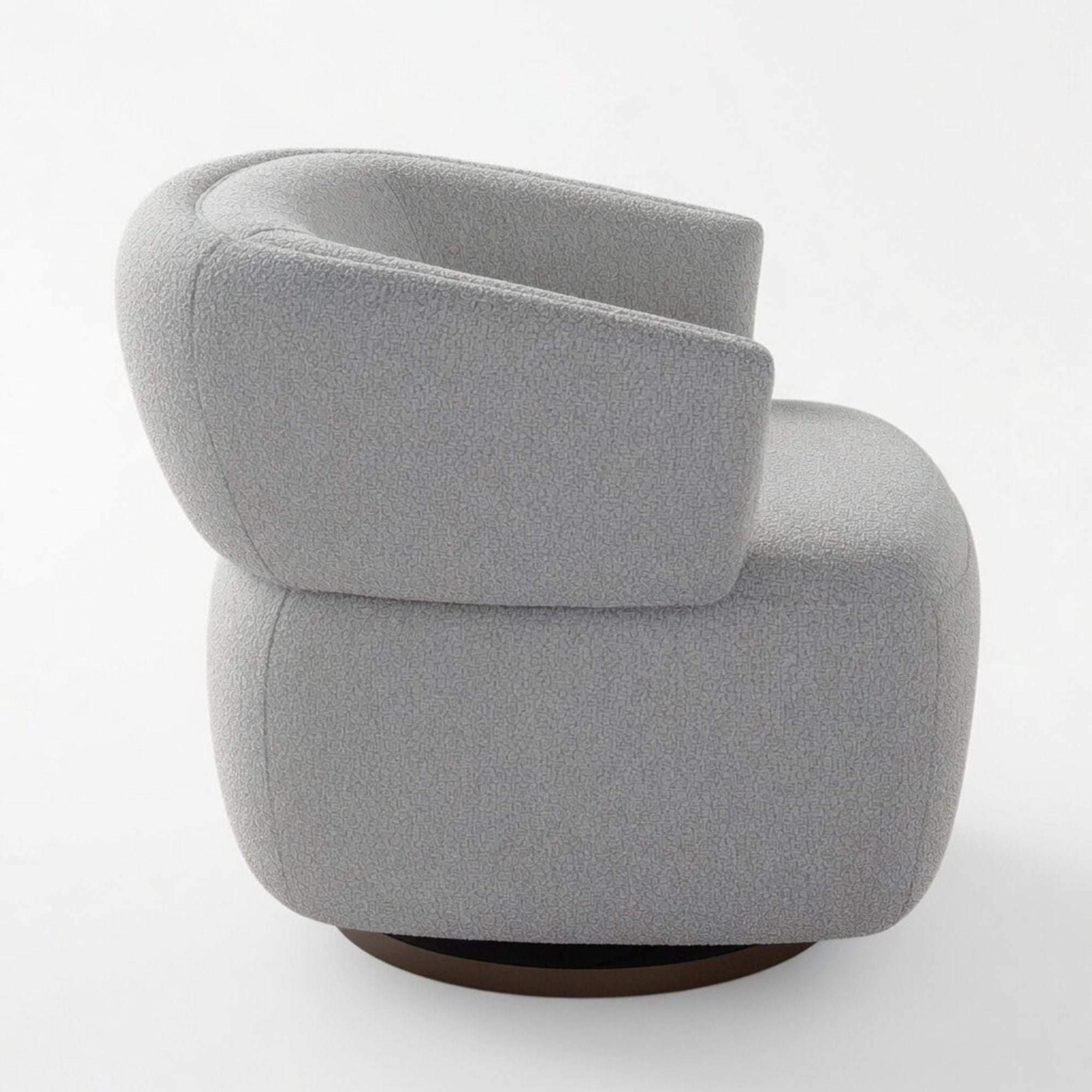 Swivel Barrel Accent Oversized Club Chair by HouseOfZazla