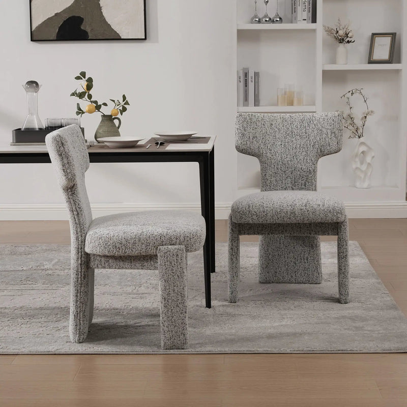 Armless Curved Back Accent Chairs by HouseOfZazla