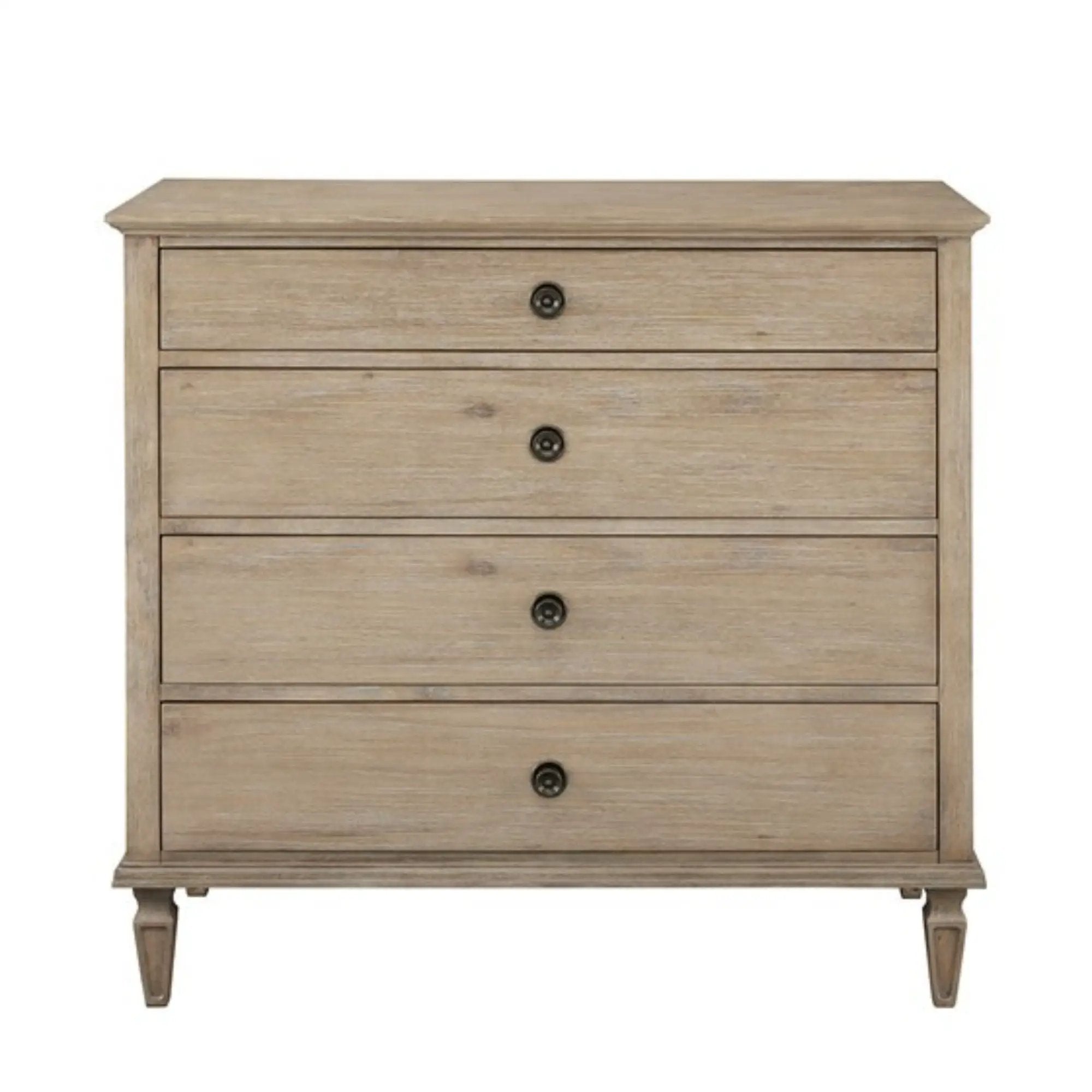 French Inspired Small Dresser - Wire Brushed Light Natural by Unique Piece Furniture